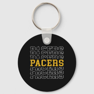 Pacers Vintage Gift for Men Women Boys Girls Kids Key Ring