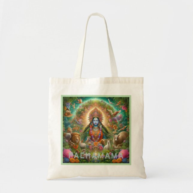 Pachamama, Earth Mother goddess Tote Bag (Front)