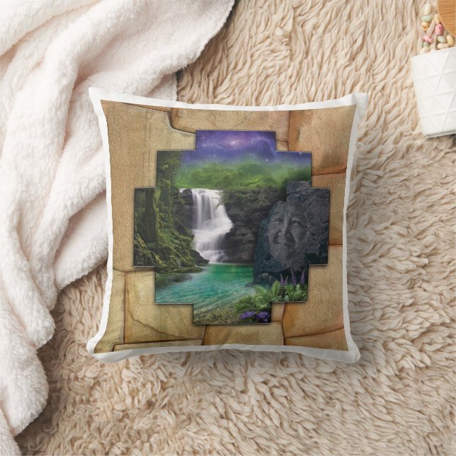 Pachamama - Throw Pillow (Blanket)