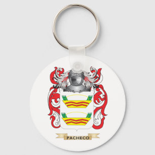 Pacheco Coat of Arms (Family Crest) Key Ring