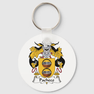Pacheco Family Crest Key Ring