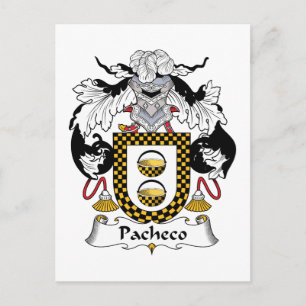 Pacheco Family Crest Postcard