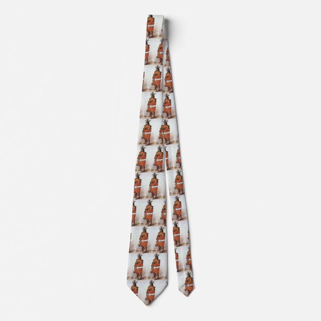 Pachtuwa-Chta, Arikara Warrior Portrait by Bodmer Tie (Front)