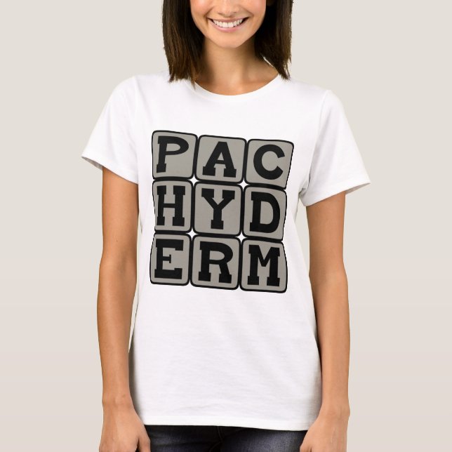 Pachyderm, Elephant T-Shirt (Front)