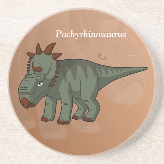 Pachyrhinosaurus Dinosaur Coaster (Front)