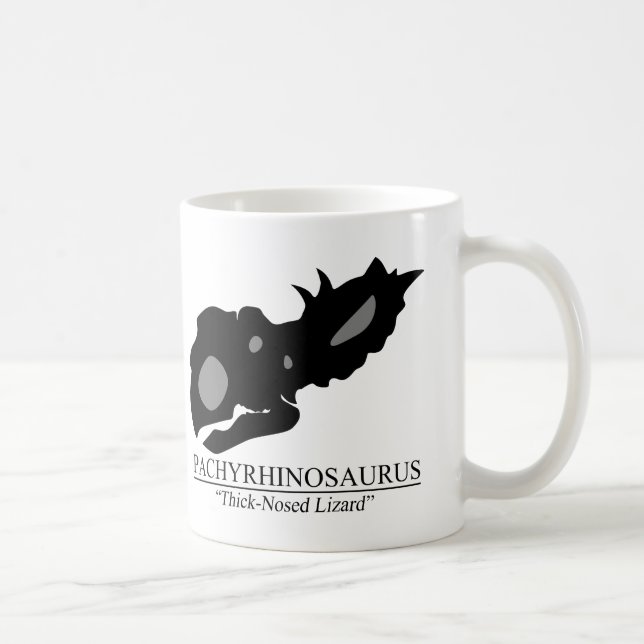 Pachyrhinosaurus Skull Coffee Mug (Right)