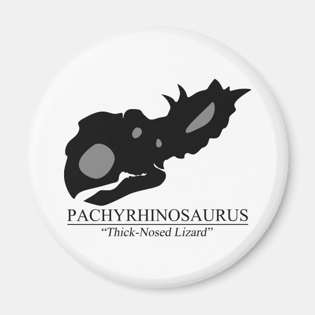 Pachyrhinosaurus Skull Magnet (Front)