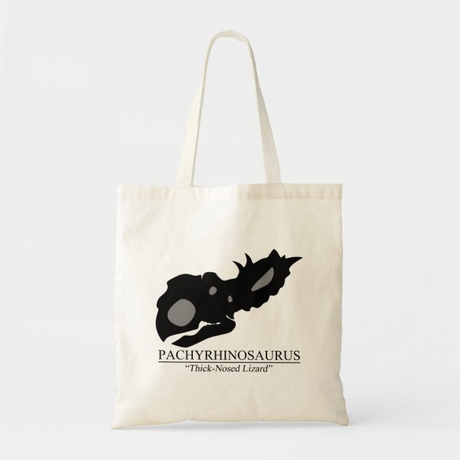 Pachyrhinosaurus Skull Tote Bag (Front)