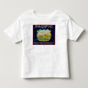 Pacific Apple Crate Label Toddler T-Shirt