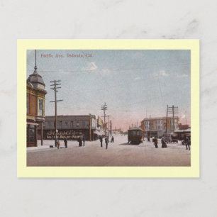 Pacific Ave., Redondo Beach, California Vintage Postcard