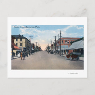 Pacific Avenue View Postcard
