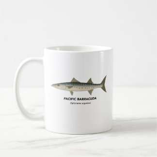 Pacific Barracuda – Marine Animals of California  Coffee Mug