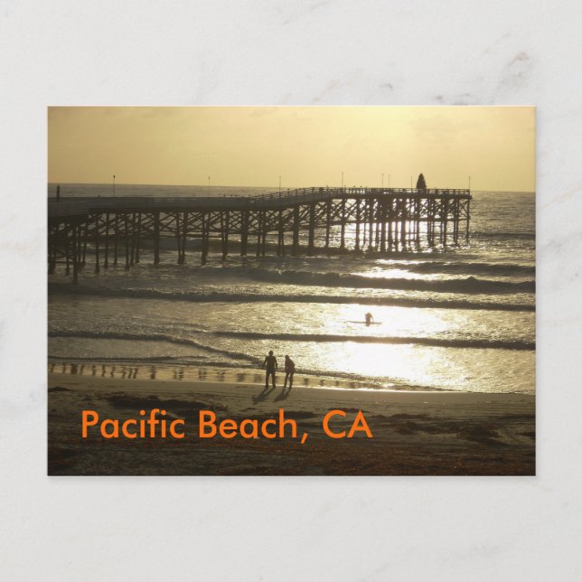 Pacific Beach, CA Postcard (Front)