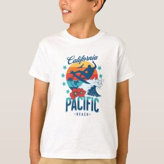 Pacific Beach California surfing T-Shirt