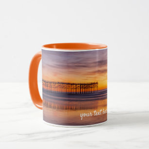Pacific Beach Pier California Sunset San Diego Mug