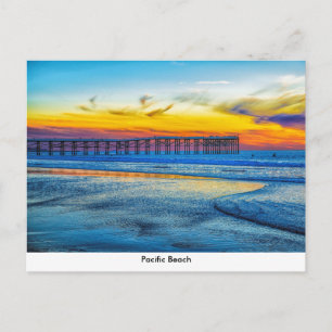 Pacific Beach Pier Post Card
