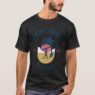 Pacific Beach San Diego California Surfing T-Shirt