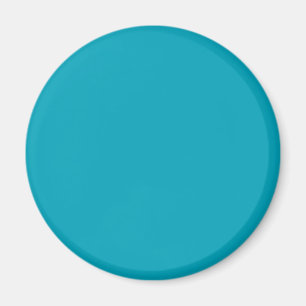 Pacific Blue 00A1B9 Colour - Option to Add Name Magnet