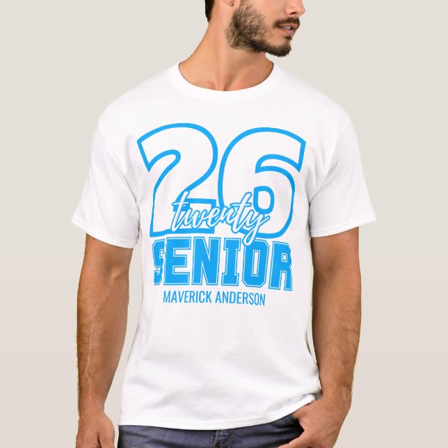 Pacific Blue Class of 2026 Graduation T-Shirt (Front)