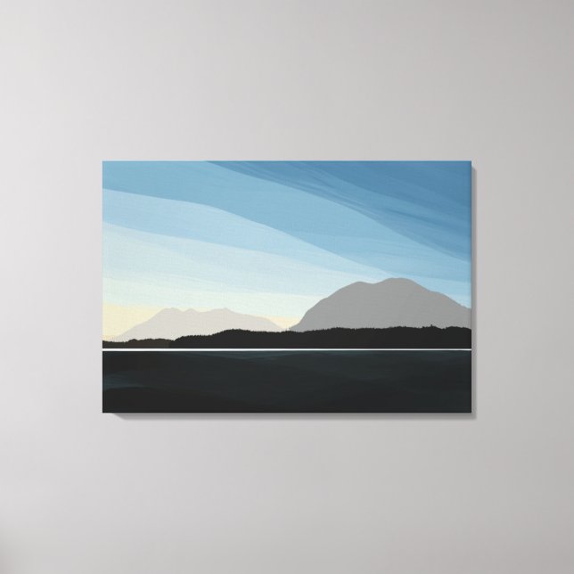 Pacific Calm Canvas Print (Front)