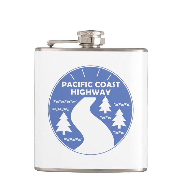 Pacific Coast Highway Hip Flask (Front)