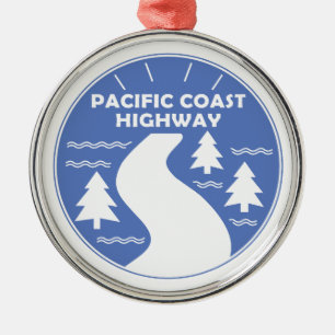 Pacific Coast Highway Metal Tree Decoration