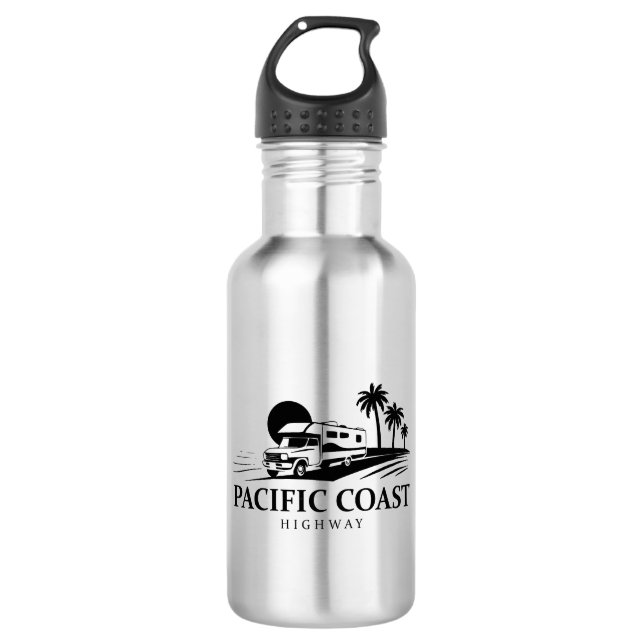 Pacific Coast Highway Recreational Vehicle 532 Ml Water Bottle (Front)
