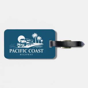 Pacific Coast Highway Recreational Vehicle Luggage Tag