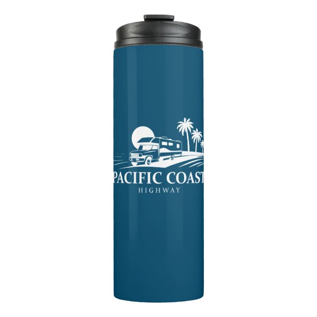 Pacific Coast Highway Recreational Vehicle Thermal Tumbler (Front)
