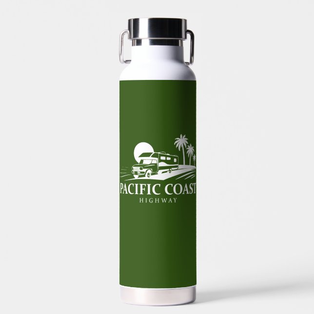Pacific Coast Highway Recreational Vehicle Water Bottle (Front)