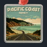 Pacific Coast Highway Vista Metal Tree Decoration<br><div class="desc">Pacific Coast Highway,  also know as California Route 1 or the PCH is one of the most astoundingly scenic roads in the world,  meant to be traversed slowly,  while gasping at the mountains,  towering trees,  expansive beaches and endless sky.</div>