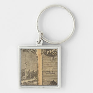 Pacific Coast Steamship Company 2 Key Ring