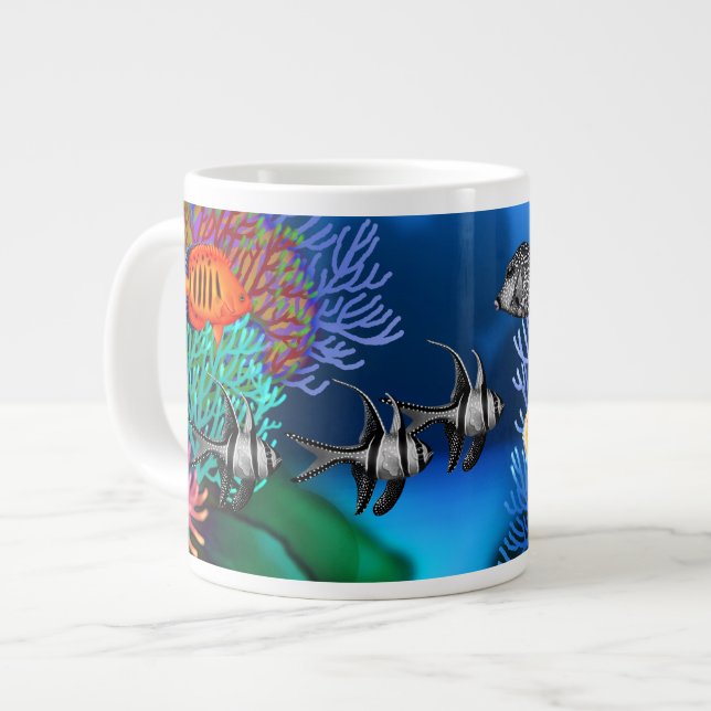 Pacific Coral Reef Fish Speciality Mug (Front Left)