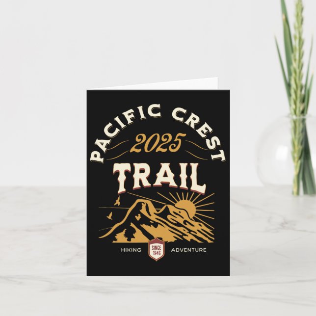 Pacific Crest Trail 2025 Pct Hike  Card (Front)