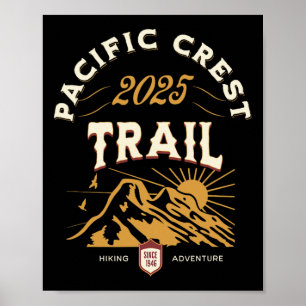 Pacific Crest Trail 2025 Pct Hike Poster