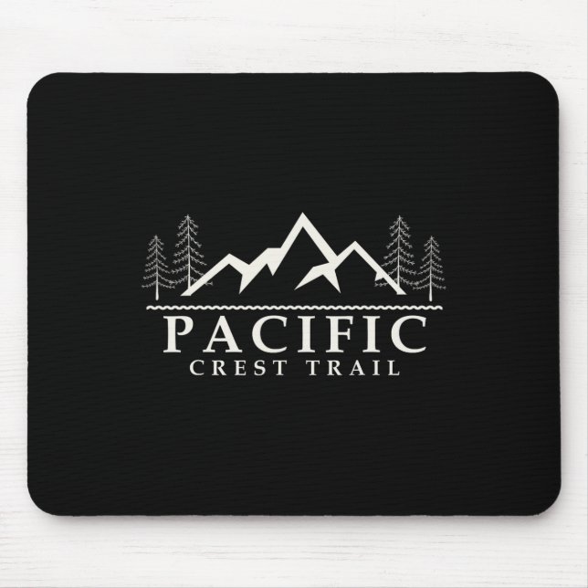 Pacific Crest Trail Hiking  Mouse Mat (Front)