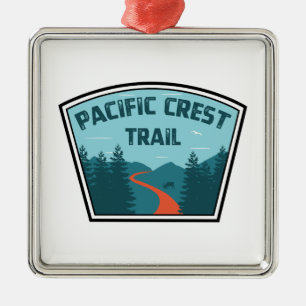 Pacific Crest Trail Metal Tree Decoration