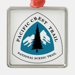Pacific Crest Trail Metal Tree Decoration