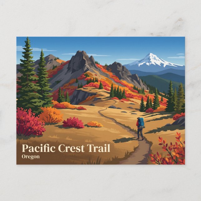 Pacific Crest Trail Oregon Postcard (Front)
