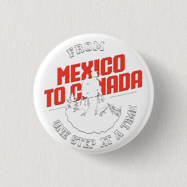 Pacific Crest Trail (PCT) 3 Cm Round Badge (Front)