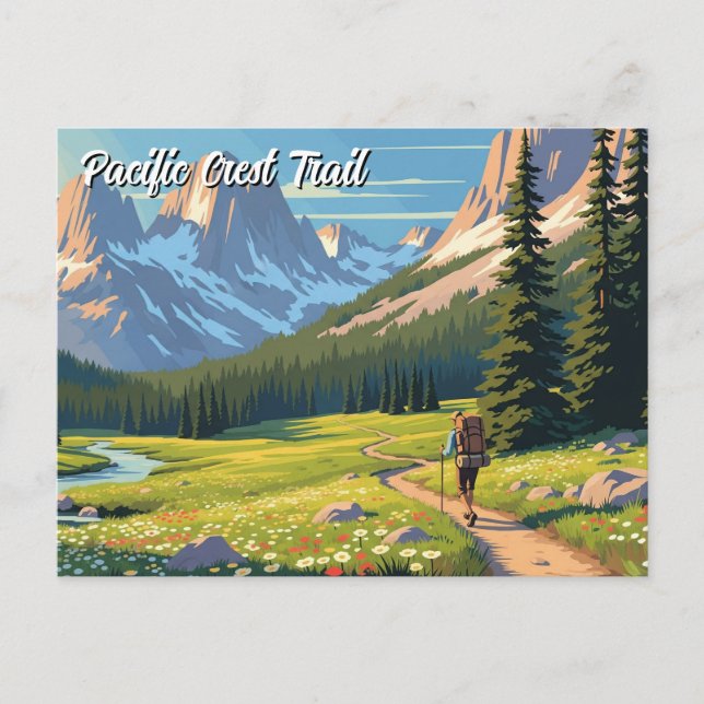 Pacific Crest Trail Postcard (Front)