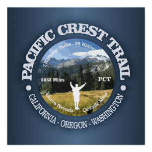 Pacific Crest Trail Poster