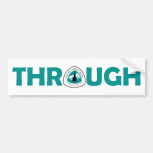 Pacific Crest Trail Through Hike Bumper Sticker