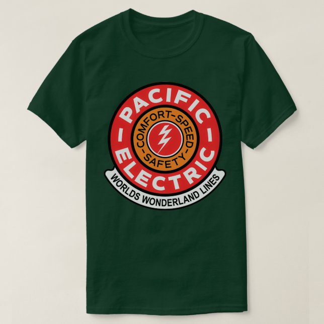 Pacific Electric Railway T-Shirt (Design Front)