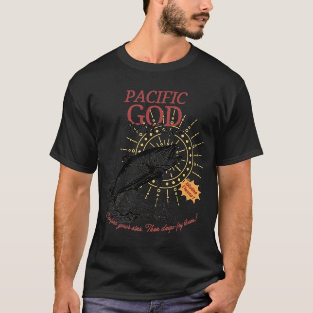 Pacific God Cod Wild Caught T-Shirt (Front)