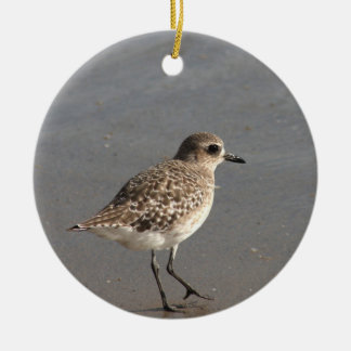 Pacific Golden Plover Ceramic Tree Decoration