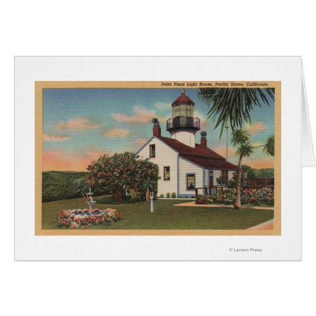 Pacific Grove, CA - Point Pinos Light House View (Front Horizontal)