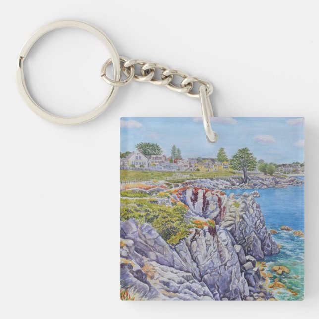 Pacific Grove Serenity Key Ring (Front)