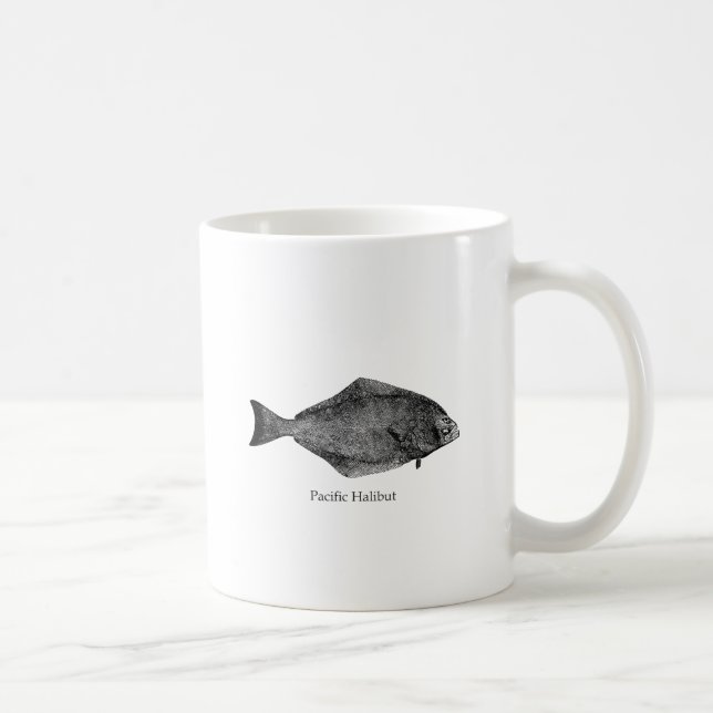 Pacific Halibut Logo Coffee Mug (Right)