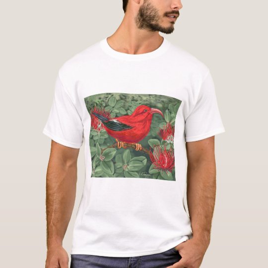 Pacific Meeting - fern and bird T-Shirt